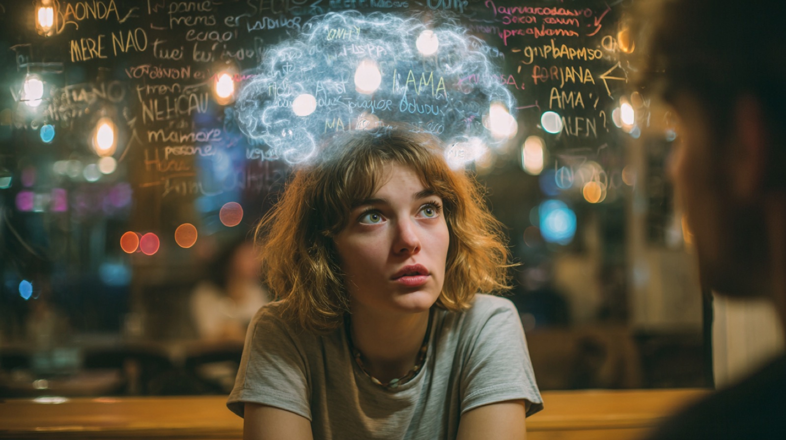 Learner struggling to retrieve words while speaking Spanish in conversation